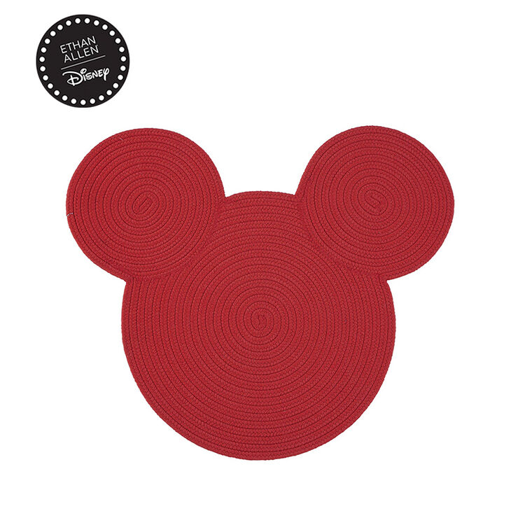 美克美家 迪士尼 米奇编织地毯 ea041019 红色