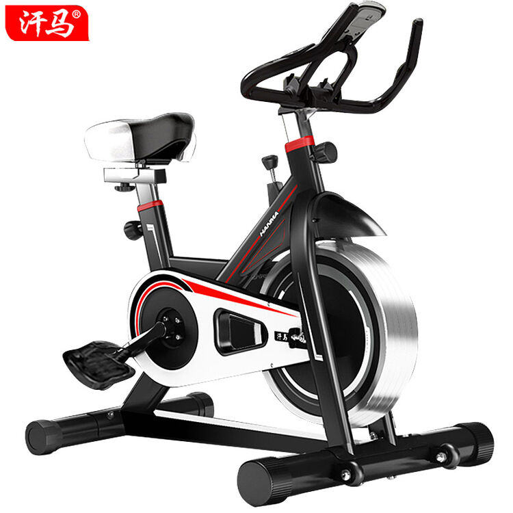 汗马hm500家用动感单车 豪华超静音运动健身车减肥健身器材 深层黑