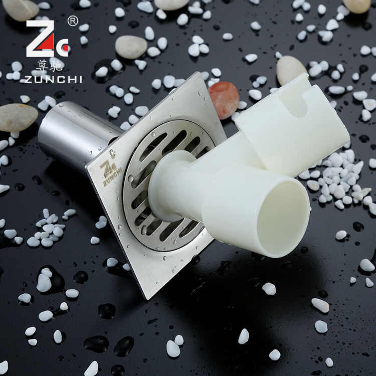 尊驰卫浴不锈钢防臭地漏 深水封自动密封防虫防潮地漏 卫生间地漏6016