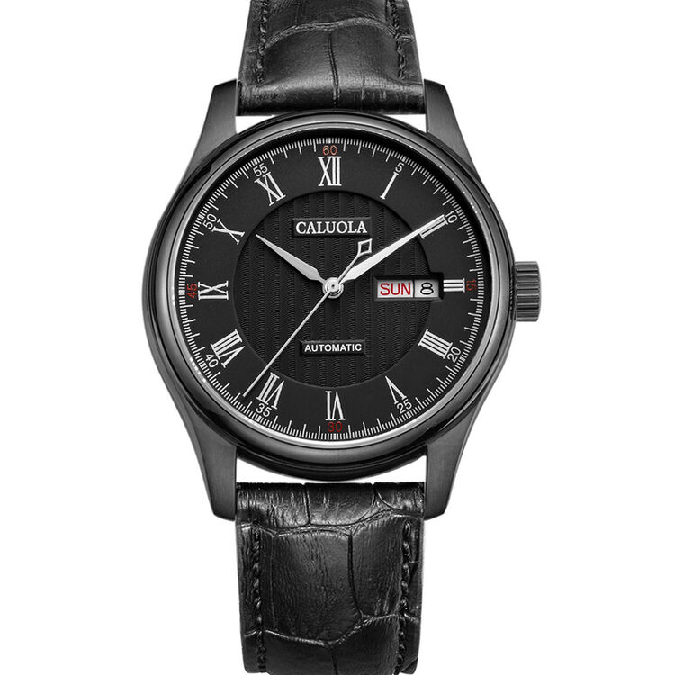 卡罗莱(caluola)防水全自动机械表男士手表商务时尚个性潮流男表蓝