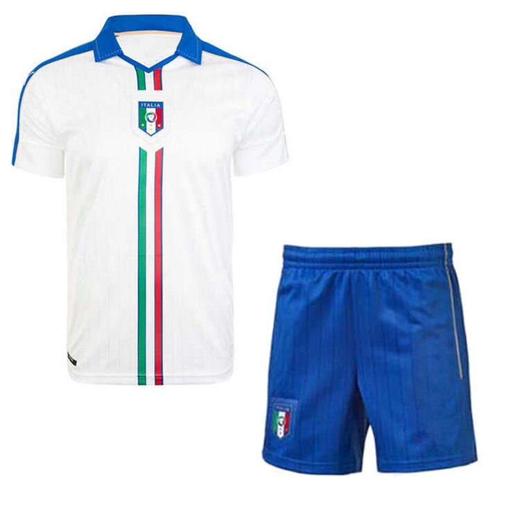 2016国家队意大利客场球衣16-17新款21号皮尔洛短袖运动足球队服 白色