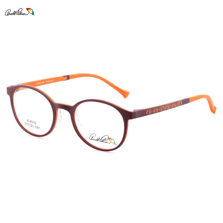 花雨伞眼镜框架时尚眼镜框复古眼镜架男女光学近视眼镜a4010 c46红黄