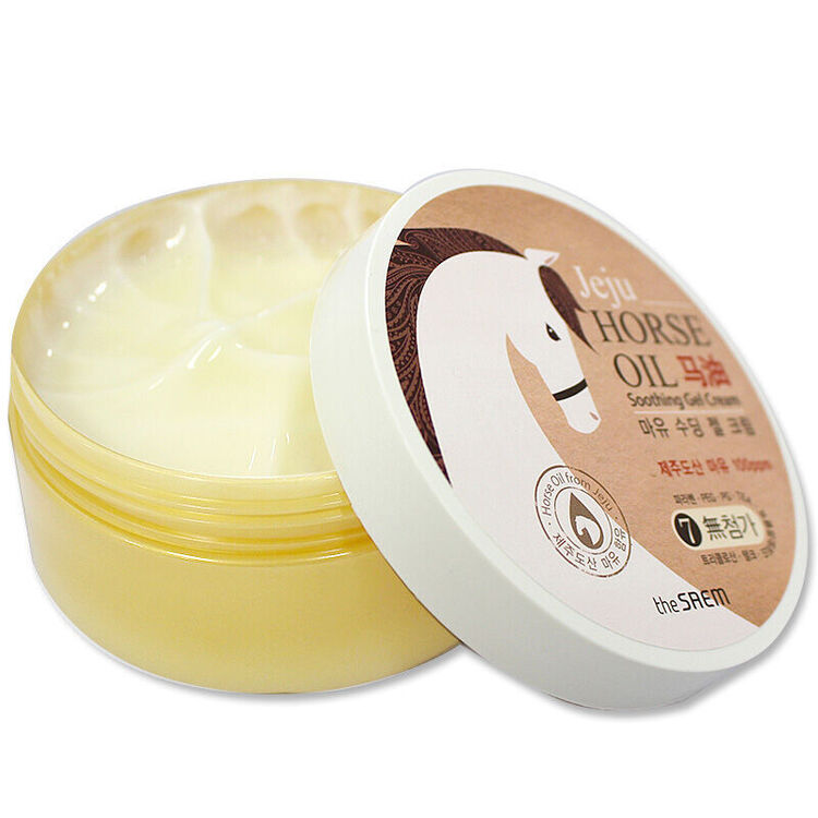 得鲜the saem 马油舒缓啫喱300ml