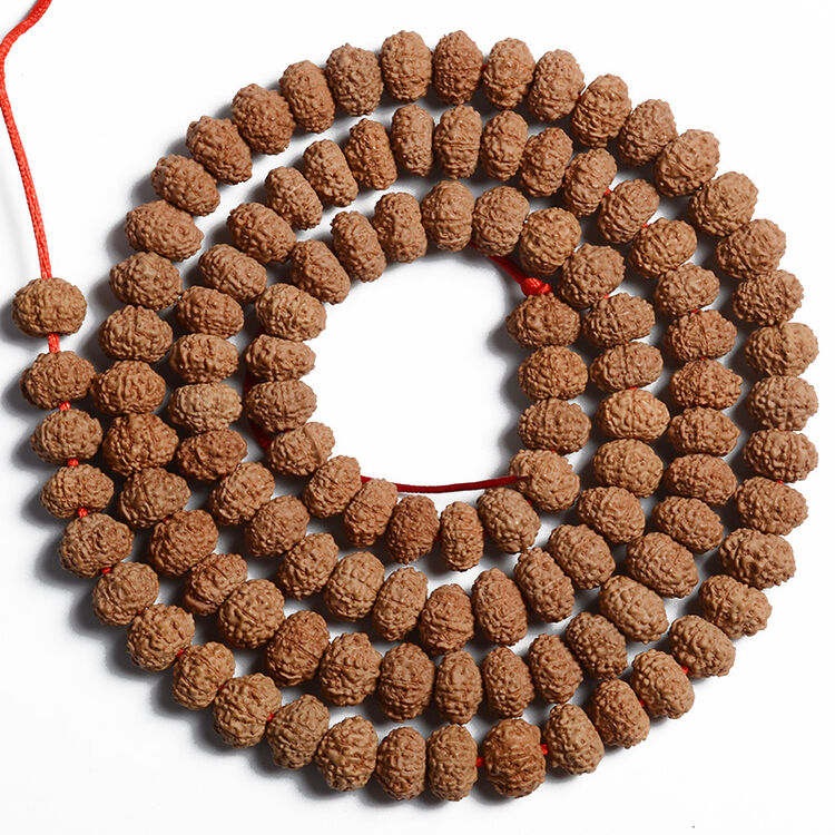 十二因缘 红皮九瓣小金刚菩提子108颗8mm-11mm男女佛珠手链 11mm