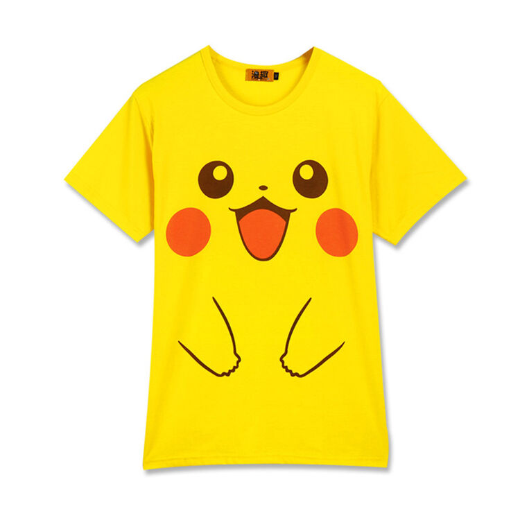 动漫t恤 精灵宝可梦go 棉短袖 口袋妖怪 神奇宝贝皮卡丘 皮卡丘 m