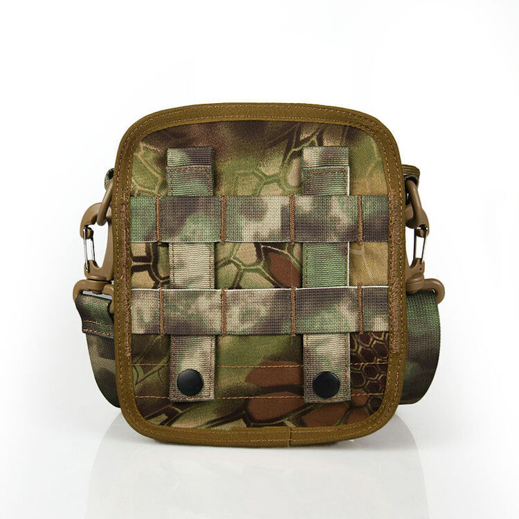 聚满福 时尚斜挎军迷迷彩单肩背包1000d考杜拉小包 骑行包 需要其他