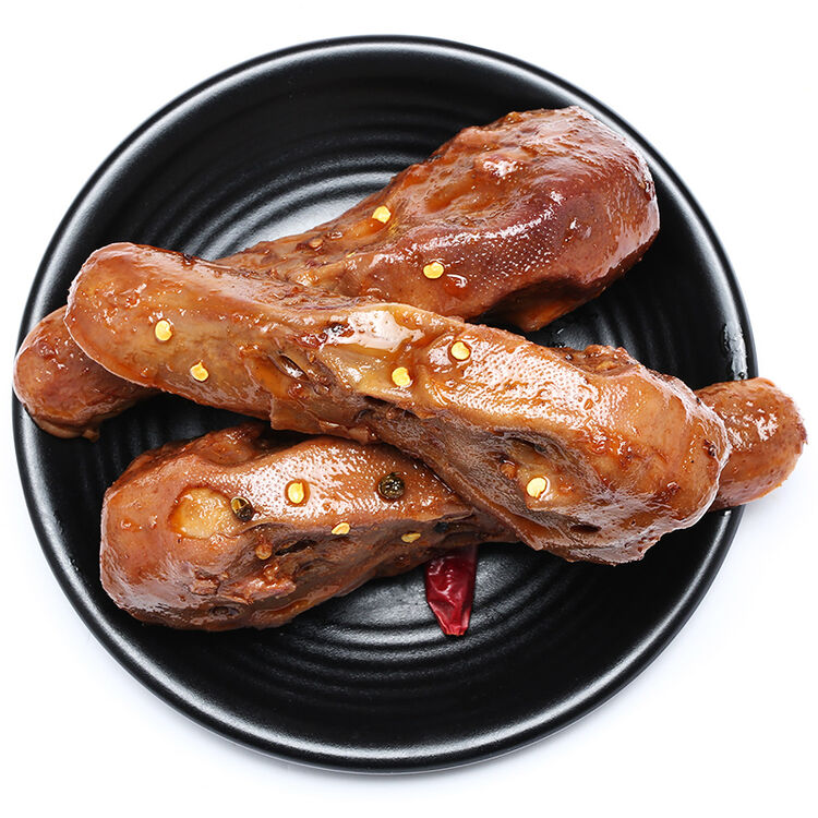 绝味 招牌鸭头 麻辣 220g 3个