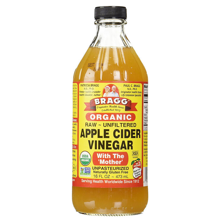 braggapplecidervinegar有机苹果醋瘦身通便排毒含酵母473ml