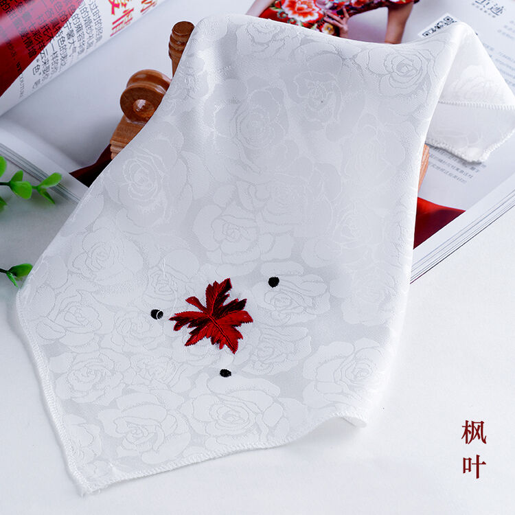 西祠宫坊 成都蜀绣真丝手帕出国礼品送老外特色旅游礼品送朋友随手