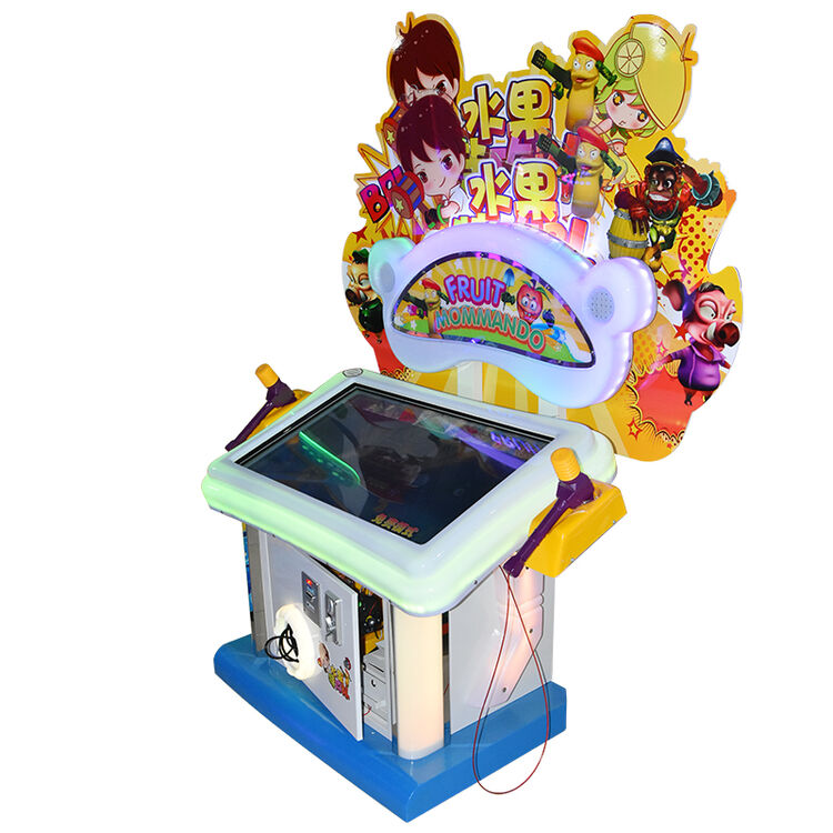 新品水果水果敲击类打地鼠投币游戏机儿童乐园闯关游艺机设备 黄色