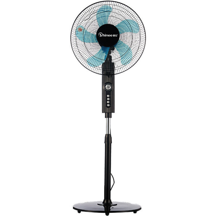 赛亿电风扇摇头风扇遥控定时静音落地扇家用台地扇 黑色fs40-7