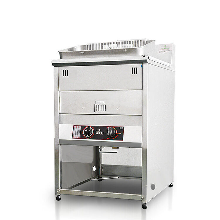 运动户外商用单缸燃气炸炉立式炸炉燃气炸锅薯条鸡排炸锅 商用小吃