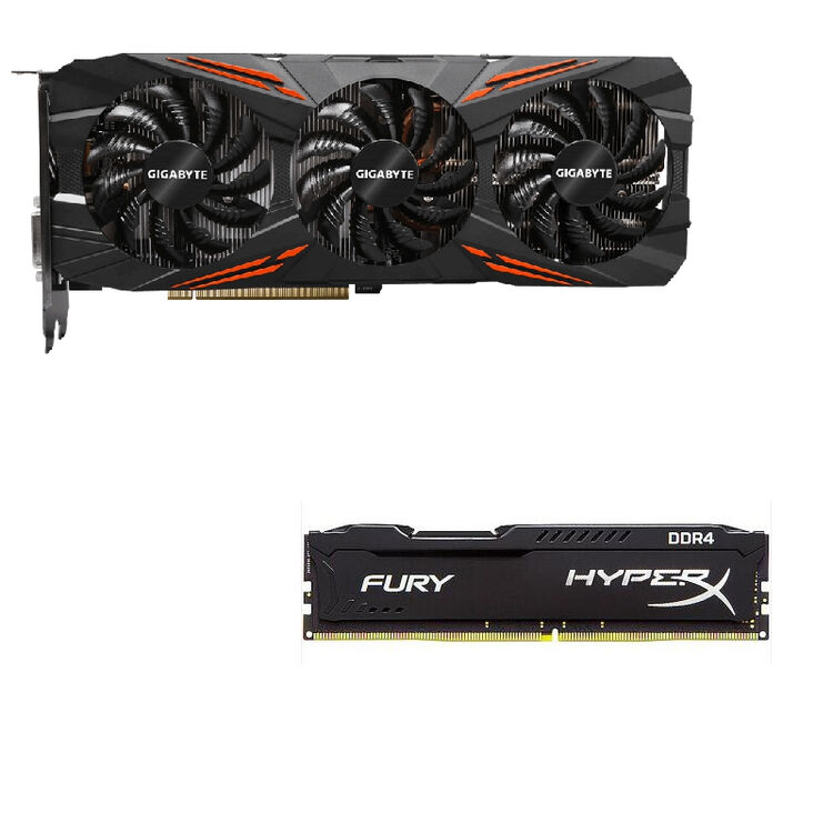技嘉(gigabyte)gtx 1080 g1 gaming显卡 金士顿(kingston) fury系列