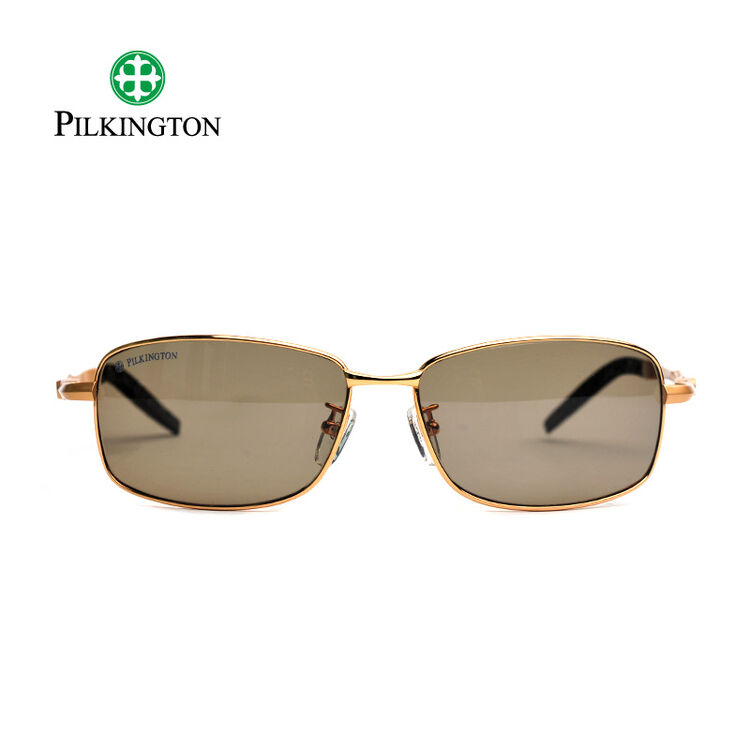 皮尔金顿太阳眼镜 纯钛玻璃偏光镜男士墨镜 真彩驾驶镜pk5440 c101
