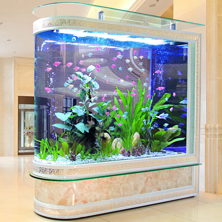 欧宝 鱼缸水族箱 1.2米 客厅 玻璃生态 大型1.