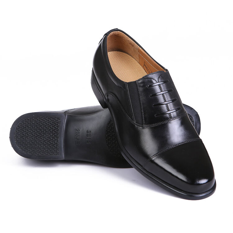 3515三接头军鞋 男士商务皮鞋 军官校官常服皮鞋 军迷用鞋 军迷服饰