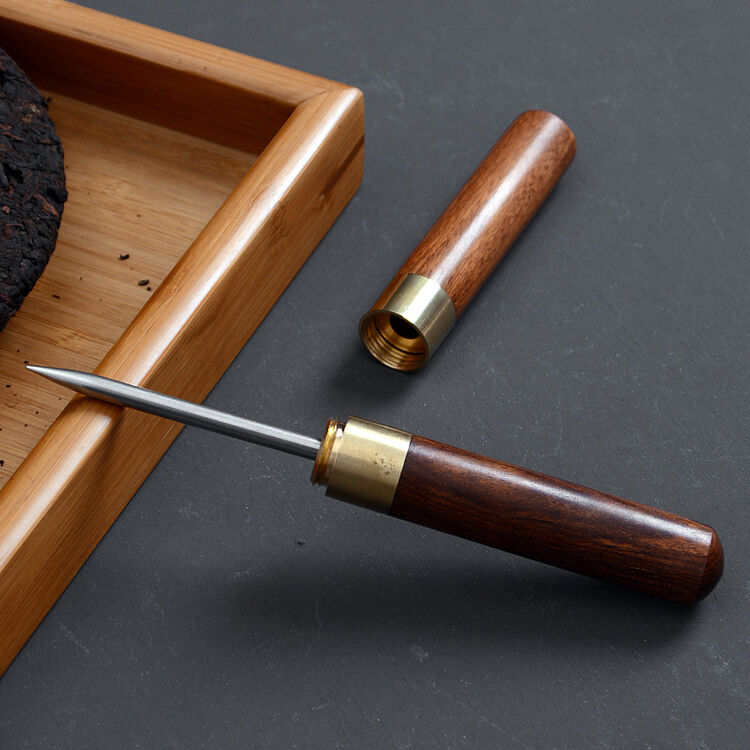 黑檀木花梨木普洱茶茶饼茶针茶锥茶道配件 撬茶工具 花梨木茶针【图片