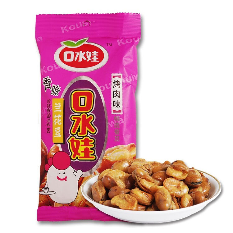 口水娃 兰花豆 烤肉味 86g【图片 价格 品牌 评论】-京东