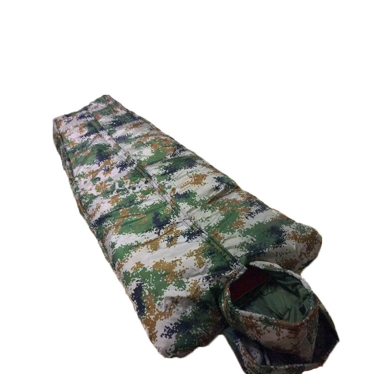 迷彩棉睡袋07部队单兵防水寒区棉睡袋成人冬季拉练防踢被 常规款