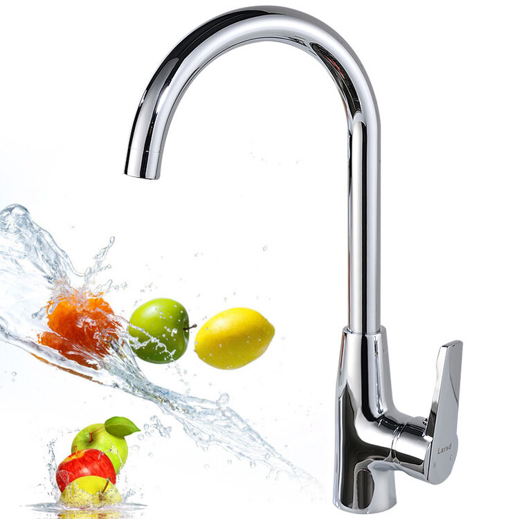 莱尔诗丹(larsd)n2005水槽龙头 全铜单孔厨房龙头冷热 洗菜盆水龙头