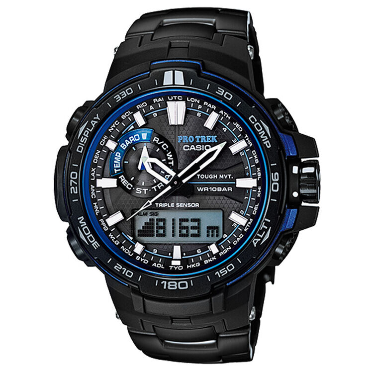 卡西欧casio protrek系列电波男表prw-6000yt-1b