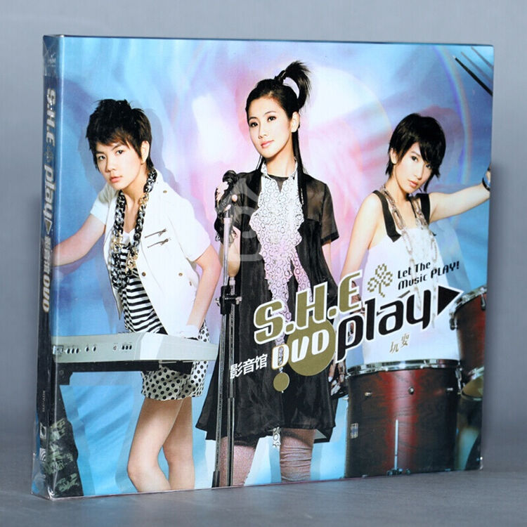 正版she专辑唱片play 玩耍 dvd 田馥甄dvd