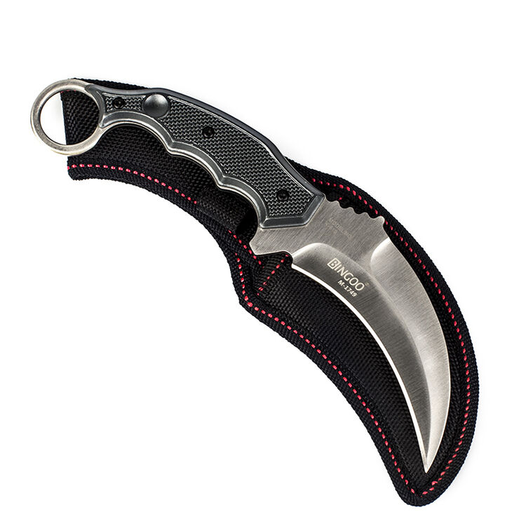 bingoo虎爪户外战狼吴京刀具高硬度爪子刀野外防身军刀蝎子武器刀具