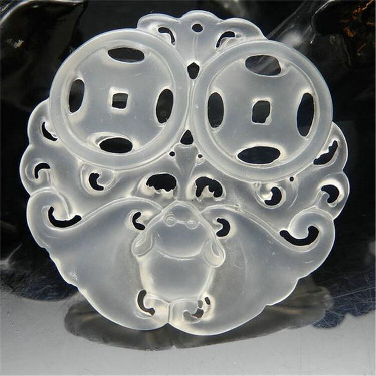 形象派 玉石玉佩岫玉玉坠吊坠挂坠配饰