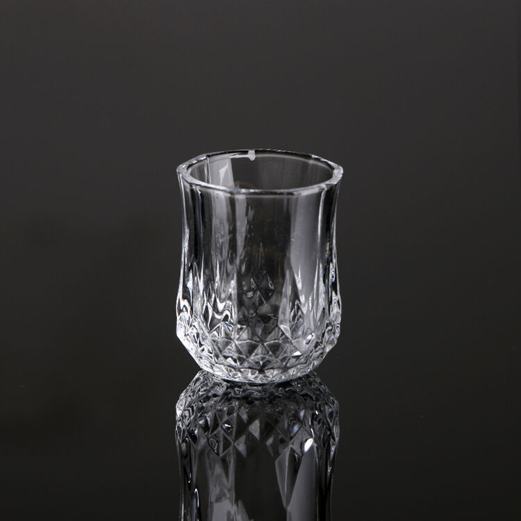 品和白酒杯烈酒杯小酒杯玻璃杯子弹杯单只 钻石白酒杯50毫升