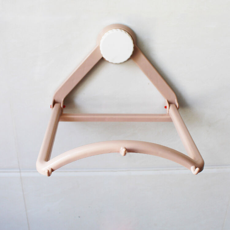 卫生间强力吸盘脸盆架三角挂架收纳架壁挂免打孔浴室折叠置物架挂钩