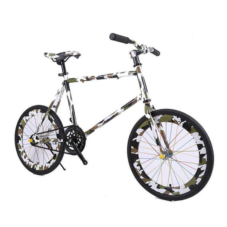 20寸40刀骑行装备山地车自行车男女自行车 军白色 20寸
