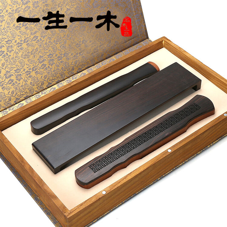 摆件家用香插安神香文创香盒卧香炉香具室内禅香木质香道用具七夕礼物