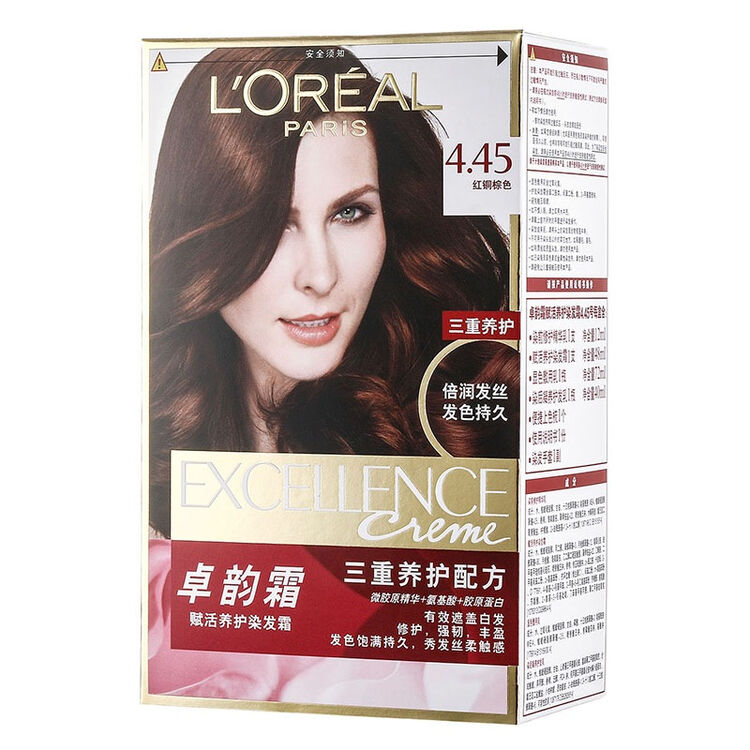 欧莱雅(loreal) 欧莱雅染发膏 卓韵霜时尚染发霜染发剂 4.