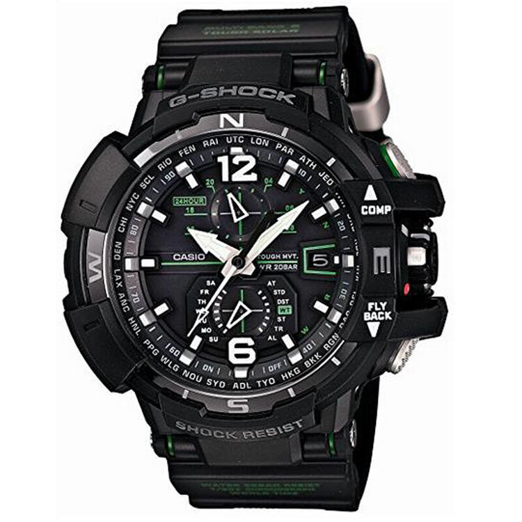 卡西欧casiogshock空霸手表防水太阳能电波运动男士手表gwa1100gw