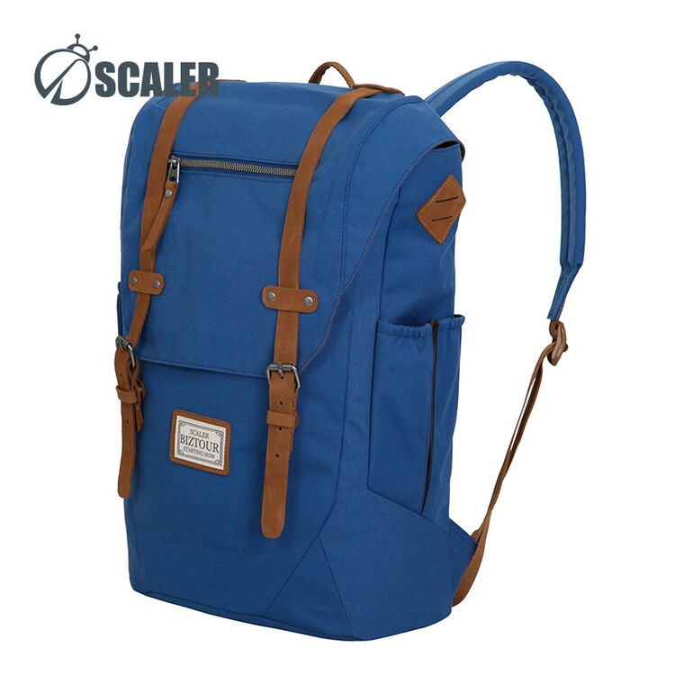 scaler思凯乐户外时尚复古双肩背包男女登山包书包电脑包z7332161