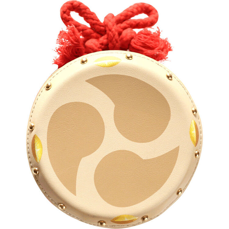 天雷鼓手拿包cos道具pu皮零钱包卡通民族风手鼓游戏周边