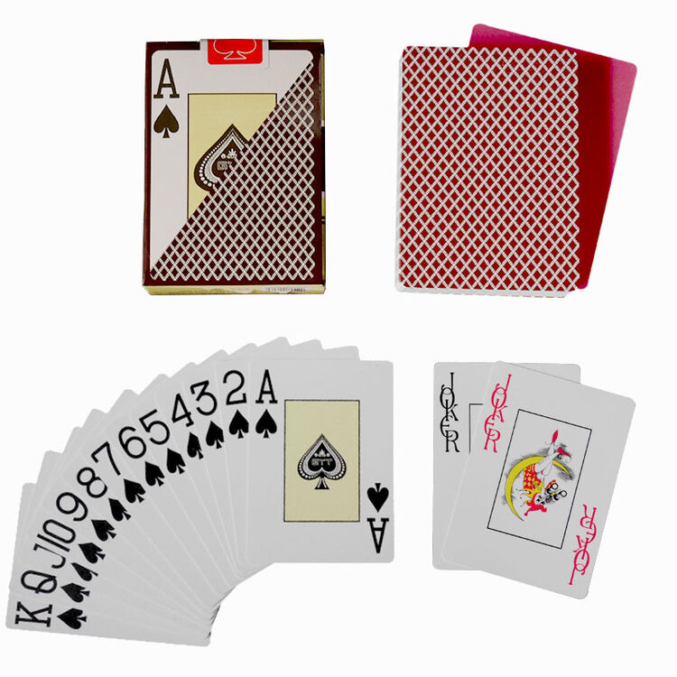 彤乐 德州扑克牌 塑料大字扑克牌pvc防水磨砂 texas holdem扑克牌 308