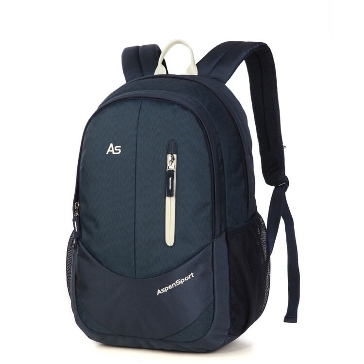 艾奔电脑双肩包 男书包女背包14 5 6英寸as-b29 蓝色/米色