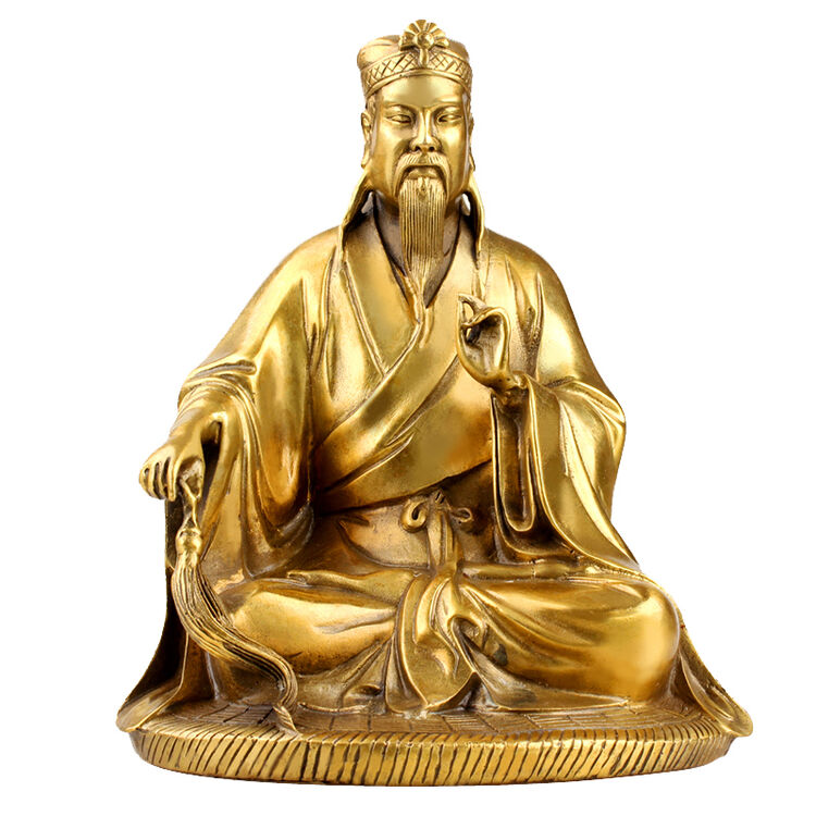 皇顺 铜器摆件黄大仙家居风水供奉摆设姻缘道教神像