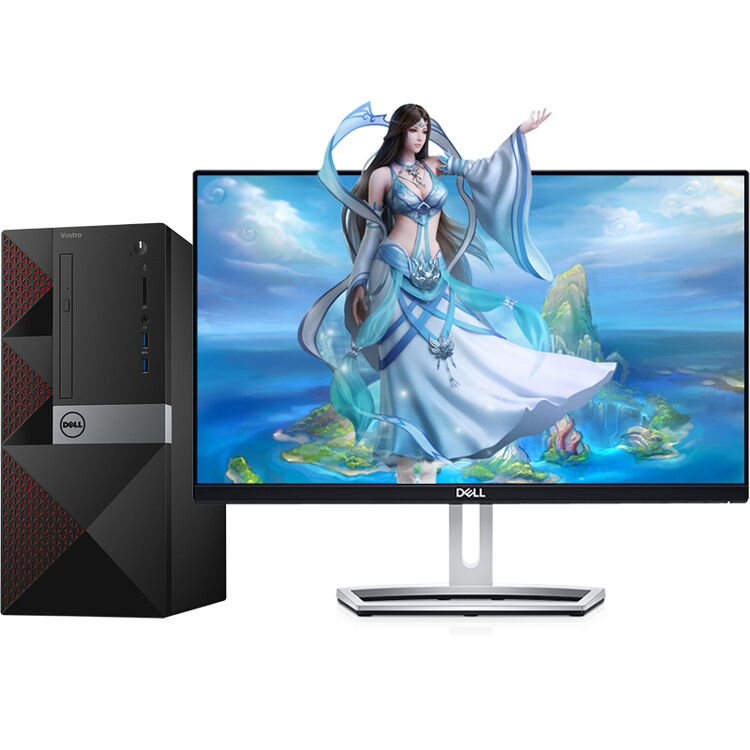 戴尔dell成就vostro3668-2938/19n7 i7"吃鸡"游戏商务台式电脑主机