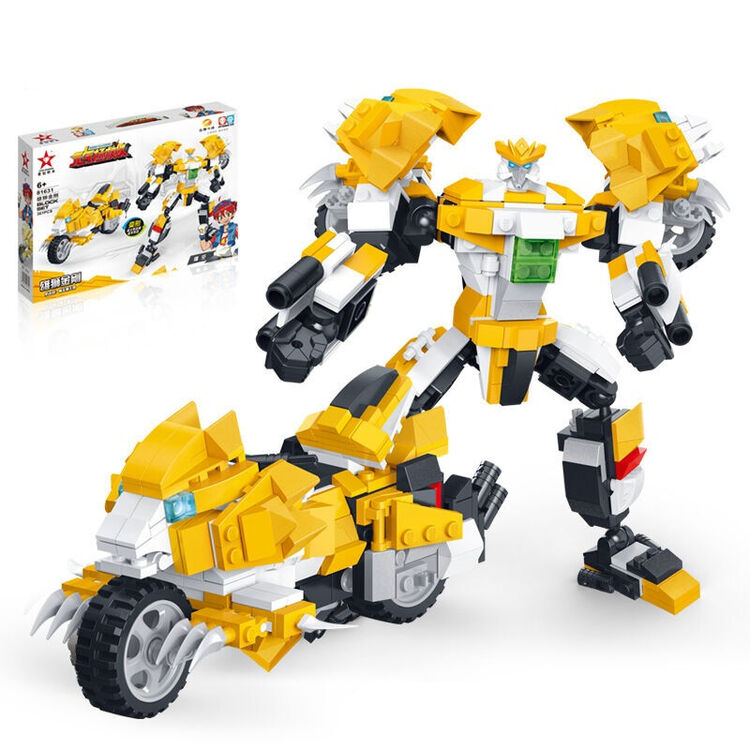 星钻积木积变战士3全套赛尔号系列战神联盟变形机器人儿童玩具男孩