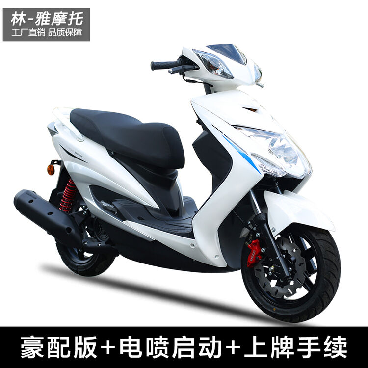 金翌 飞鹰林海125四气门劲战踏板车摩托车助力车战鹰极光三代目 可改