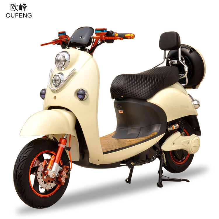 欧峰 出口豪华款加长版男士女士小龟王电动车踏板车小型电瓶车自行车
