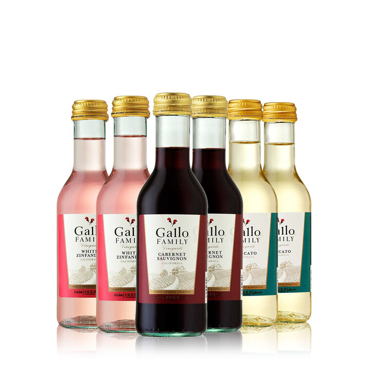美国原瓶进口红酒 嘉露家族庄园小瓶葡萄酒 红酒187ml 经典组合187ml