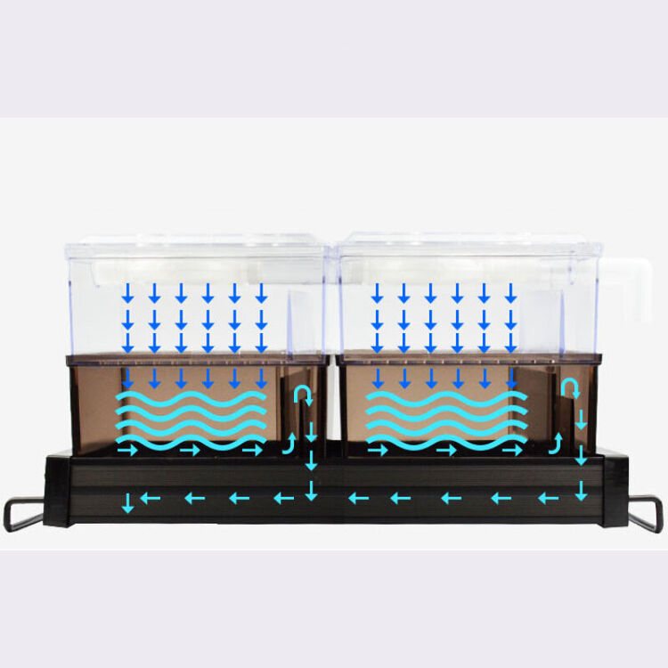 鱼缸过滤器水族箱顶部过滤器上置滤槽过滤盒 1节雨淋管
