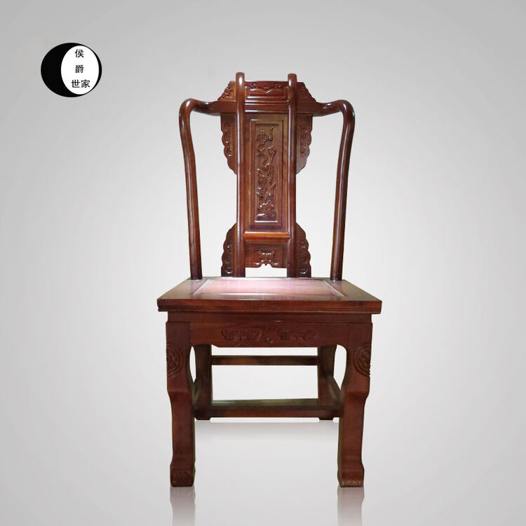 侯爵世家 硬板将军椅 仿古雕花椅会所贵宾椅主宾椅子 豪华酒店包间椅