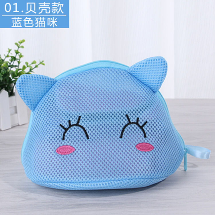 创意文胸洗衣袋可爱卡通护洗袋内衣袋机洗内衣可用网袋保护文胸胸罩