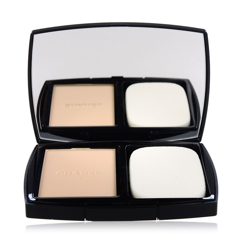 香奈儿(chanel)粉饼/散粉 轻盈柔润水凝保湿 12#象牙白偏粉 不带粉刷