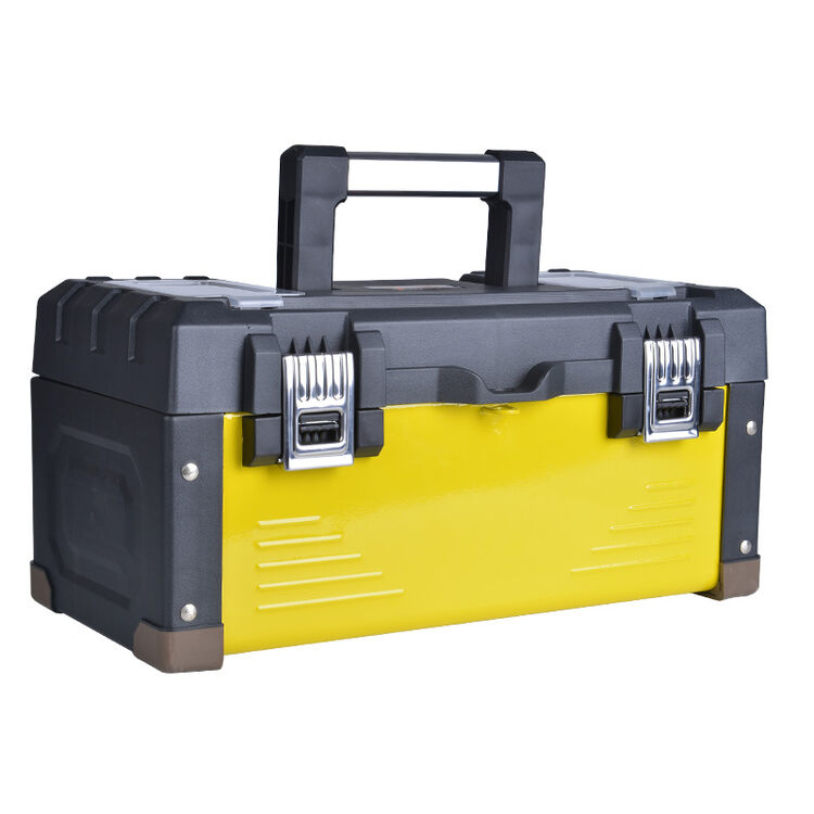 赣春 不锈钢工具箱密码箱手提保险箱精密仪器箱证件文件收纳箱 17寸