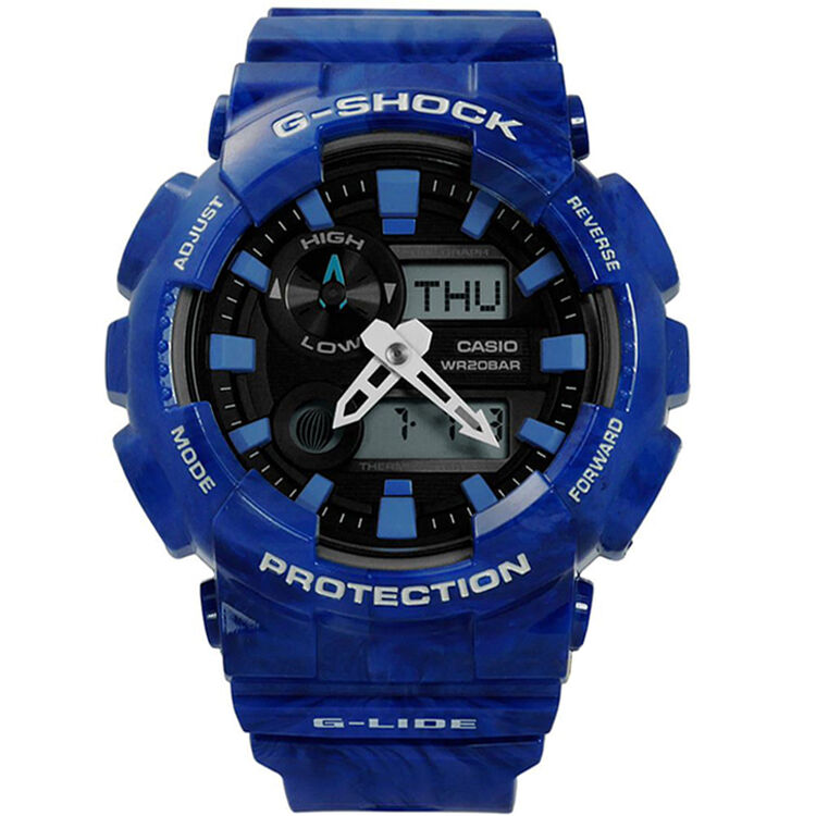 卡西欧(casio)男表 g-shock新款透色男表 gax-100msa-2a